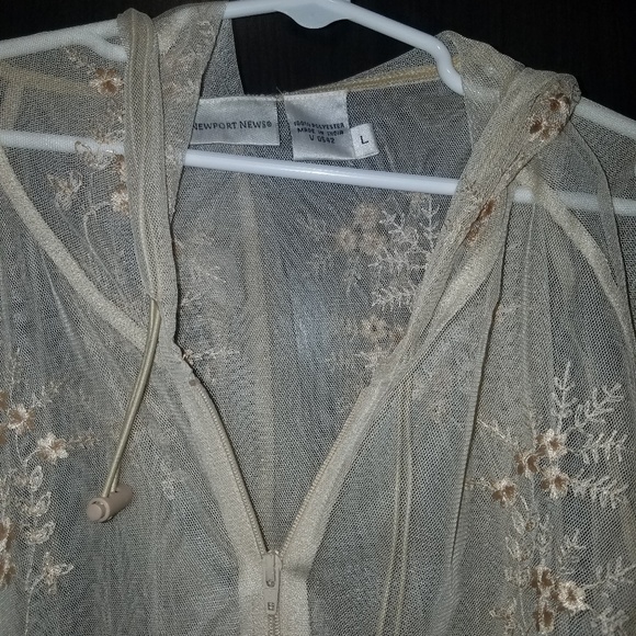 Sheer Embroidered Jacket - Picture 4 of 4